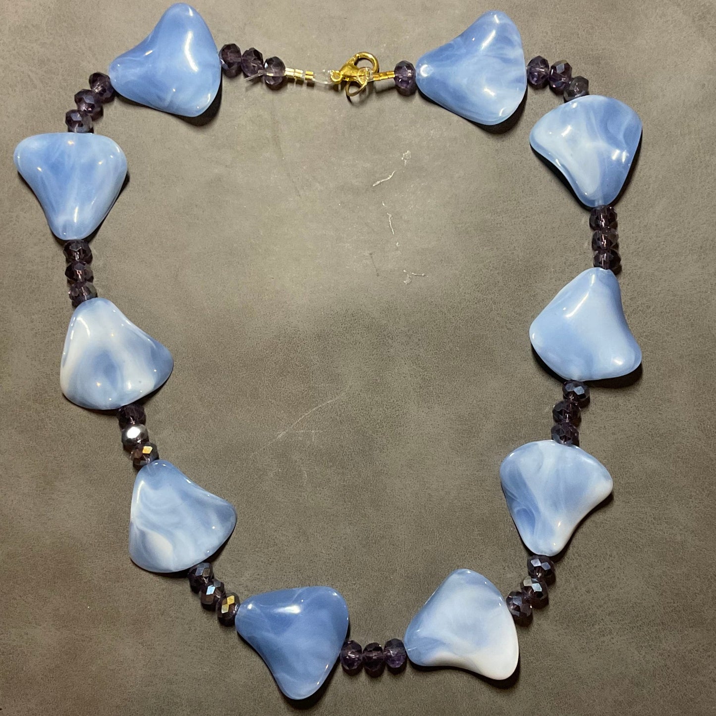 Ocean Mist Blue Stone Necklace